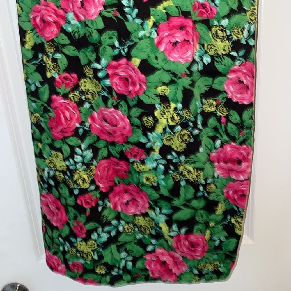 Pinup couture deadly dames floral wiggle dress - Picture 4 of 8
